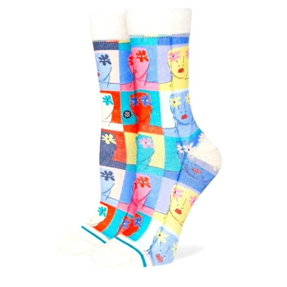 Stance Flower Face Crew Socks